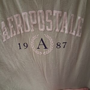 Aeropostale Sage Green Graphic Tee